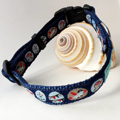 Capt Klaus Narrow Dog Collar and Leash