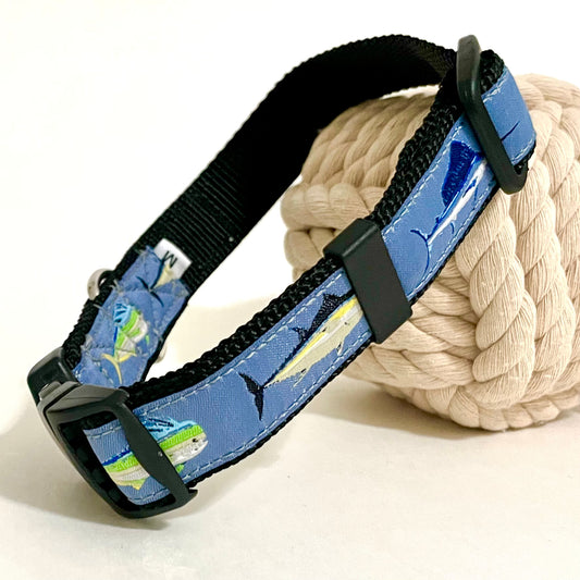Fish Tales Dog Collar and Leash