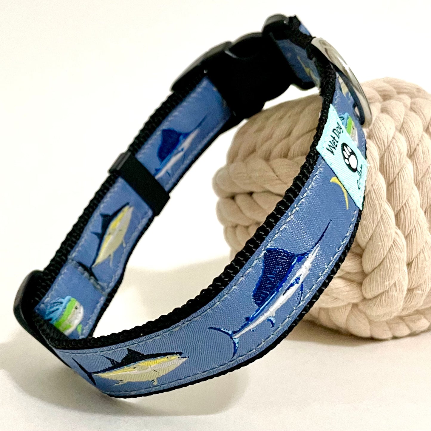 Fish Tales Dog Collar and Leash