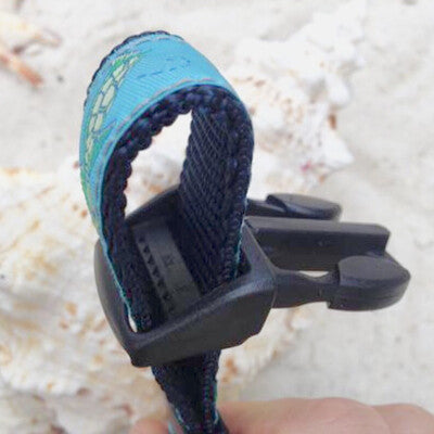 Light Blue Sailcloth Dog Collar