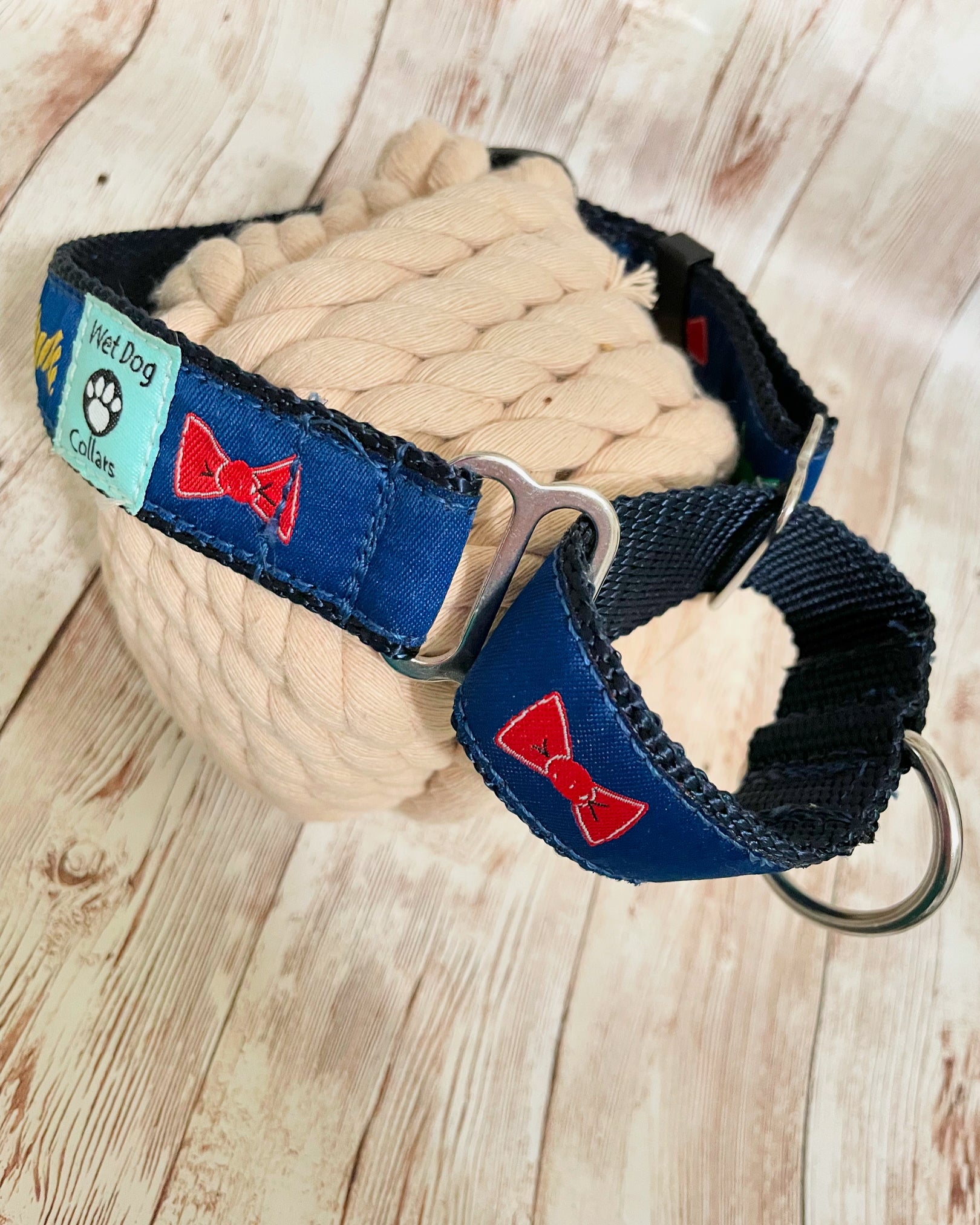 customize your martingale with pattern. Stainless hardware for saltwater use