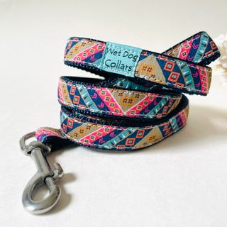 bandana pattern beach leash with seize proof metal clip