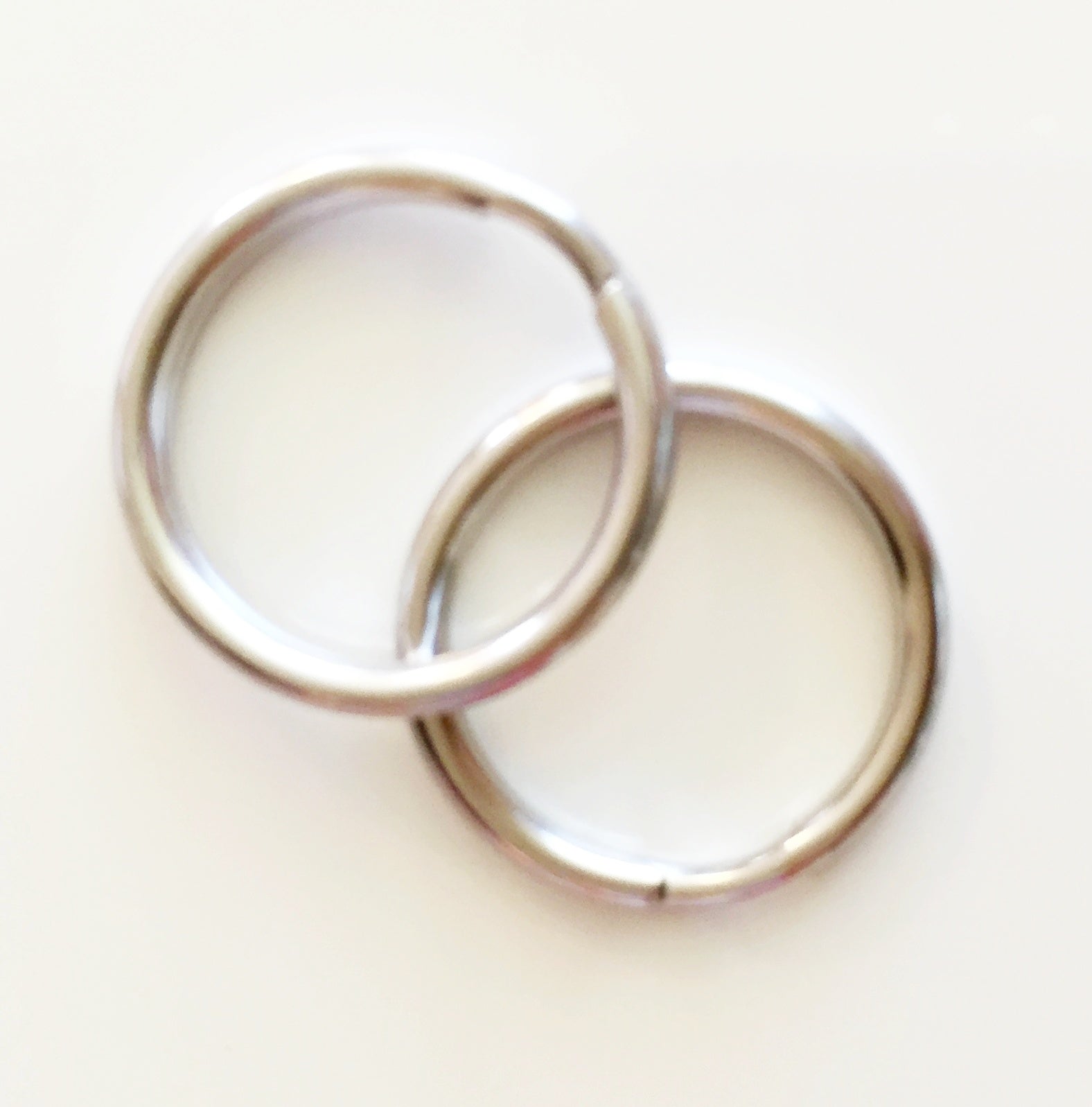 Stainless split rings for dog ID tags